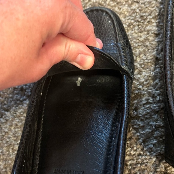 Louis Vuitton black lock flat size 37 black noir locket detail - Picture 6 of 11